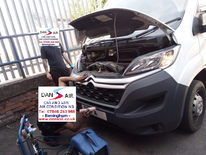 peugeout van air con regas